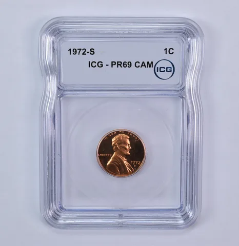 1972-S Lincoln Memorial Cent PR69 CAM ICG