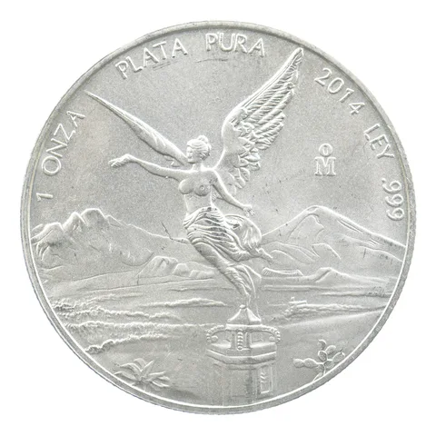 2014 Mo Mexico 1 Onza Silver Libertad *0277