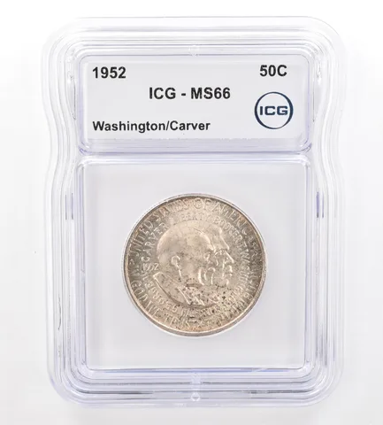 1952 Washington Carver Commemorative Half Dollar MS66 ICG Nice Tone *7356