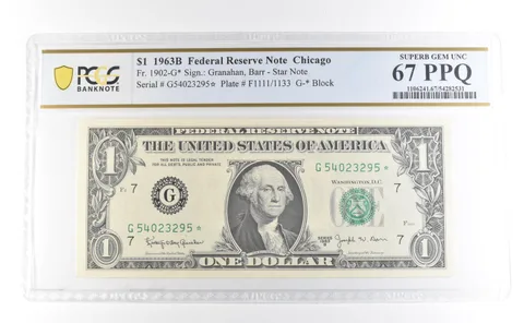 1963 B $1 Chicago IL FRN Star Note Fr#1902-G* Superb Gem Unc 67 PPQ PCGS *3981