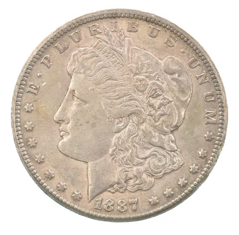 1887-S Morgan Silver Dollar Beautiful Tone a7584