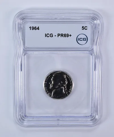 1964 Jefferson Nickel PR69+ ICG