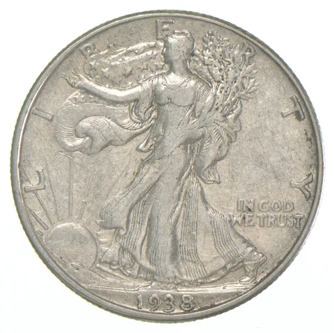 1938-D Walking Liberty Half Dollar a5951