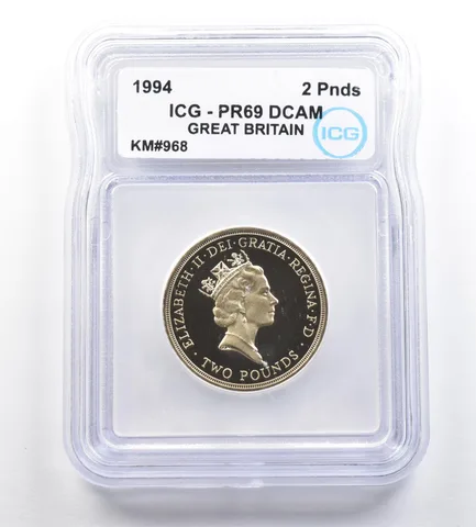 1994 Great Britain 2 Pounds KM#968 PR69 DCAM ICG *7282