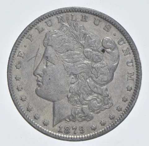 Better 1879 Morgan Silver Dollar - 90% US Coin - Nice Coin *402