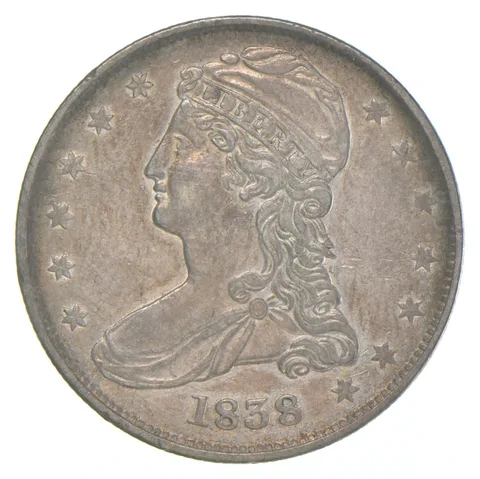 1838 Capped Bust Half Dollar *6062