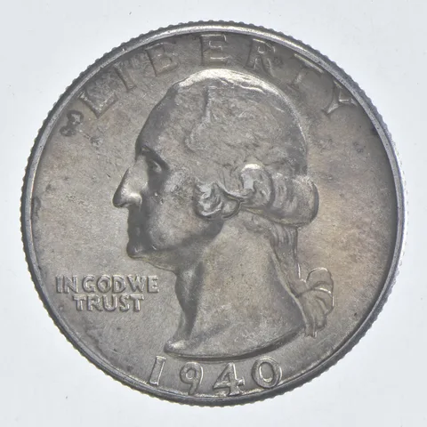 1940 Washington Quarter Estate Coin Collection *296