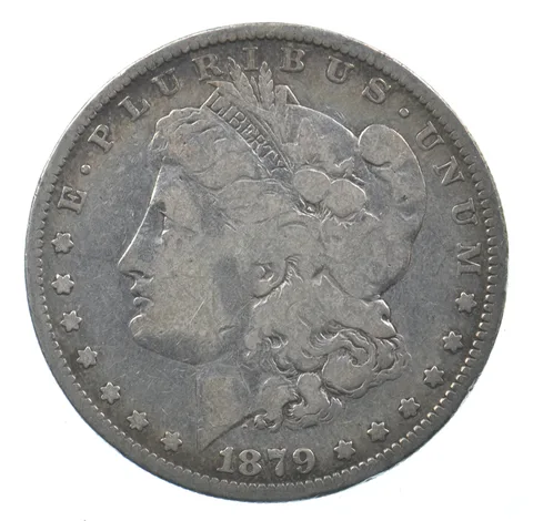 Early - 1879 Morgan Silver Dollar - 90% US Coin *688
