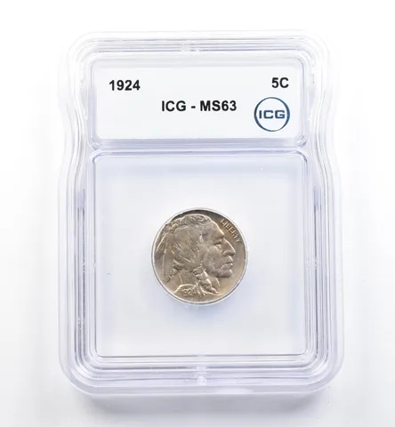 1924 Indian Head Buffalo Nickel MS63 ICG *9949
