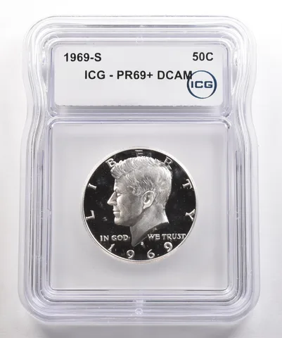 1969-S Kennedy Half Dollar PR69+ DCAM ICG *5369