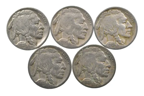 BETTER Lot 1928-S 1929-D 1928-S 1928-S 1928-D Buffalo Nickel Collection *133