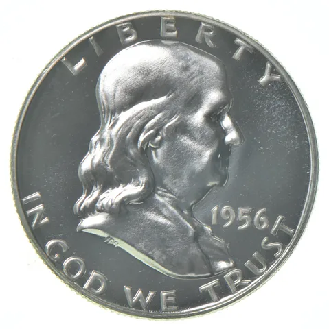 1956 Proof Franklin Half Dollar 90% Silver