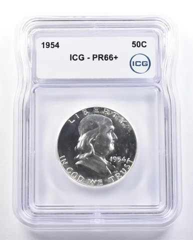 1954 Franklin Half Dollar PR66+ ICG *1652