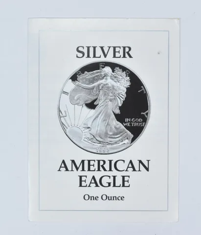 COA 1993-P American Silver Eagle Proof