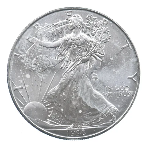 Better Date 1996 American Silver Eagle 1 Troy Oz .999 Fine Silver *674