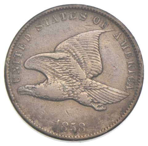 1858 Flying Eagle Cent a8262