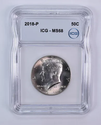 2018-P Kennedy Half Dollar MS68 ICG