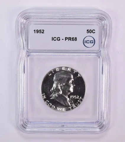 1952 Franklin Half Dollar PR68 ICG