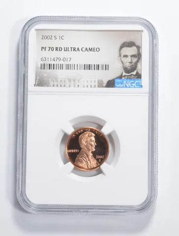 2002-S Lincoln Memorial Cent PF70 UCam NGC - Spl Lbl PR Proof