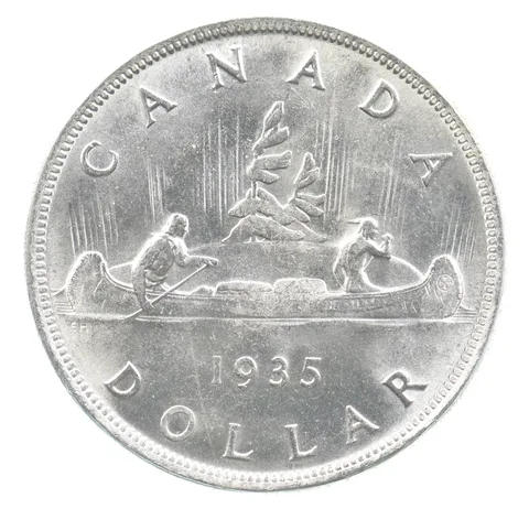 1935 Canada 1 Dollar Silver *4063