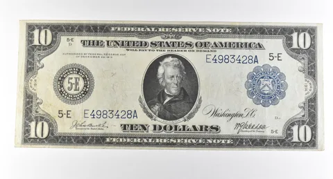 1914 $10 Richmond VA FRN Large Note Blue Seal *2812