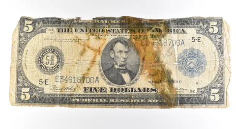 1914 $5 Richmond VA FRN Large Note Blue Seal *2721