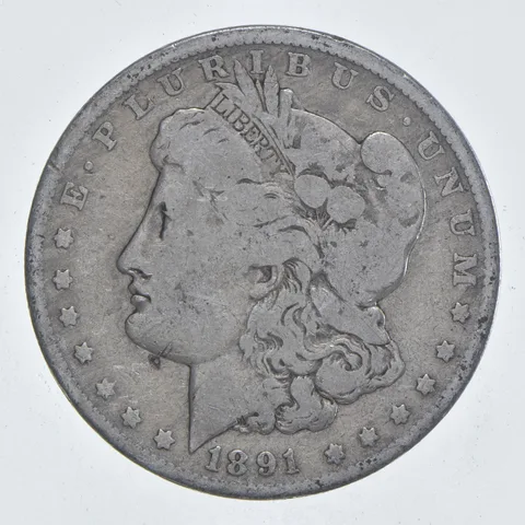 Early - 1891-O Morgan Silver Dollar - 90% US Coin *816
