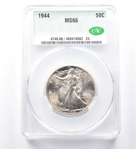 1944 Walking Liberty Half Dollar MS66 CAC *9996