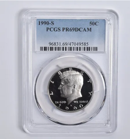 1990-S Kennedy Half Dollar PR69 DCAM PCGS Blue Lbl