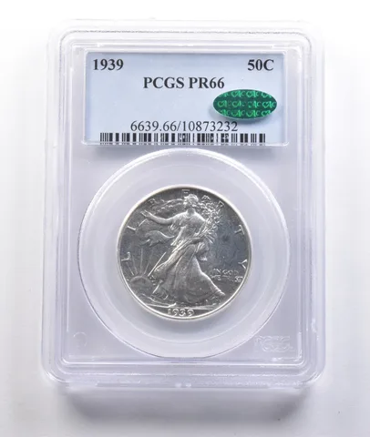 1939 Walking Liberty Half Dollar PR66 PCGS CAC *6876