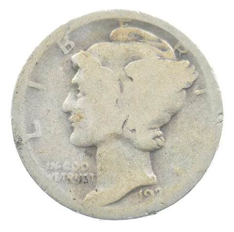 1921 Mercury Dime *0000