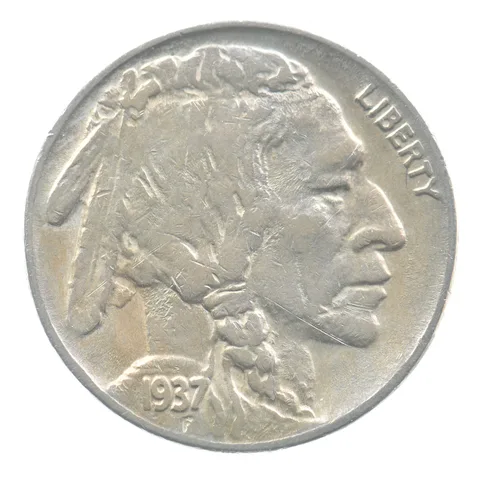 1937-D Indian Head Buffalo Nickel 3 Legs *3889