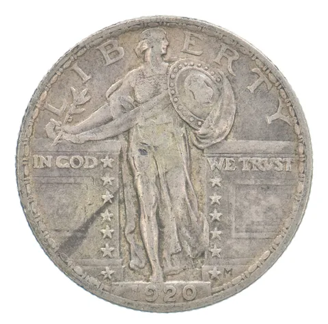 1920 Standing Liberty Quarter Beautiful Tone *9742