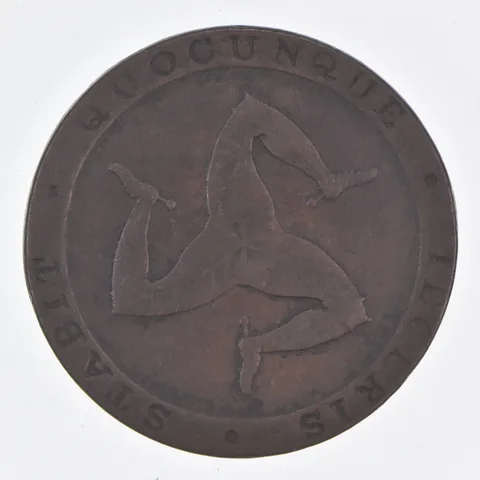 Better Date - 1831 Isle Of Man ½ Penny World Coin *492
