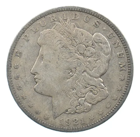 Early - 1921-D Morgan Silver Dollar - 90% US Coin *420