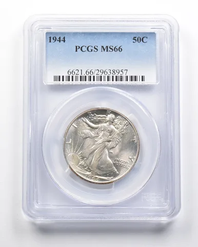 MS66 1944 Walking Liberty Half Dollar PCGS a3336