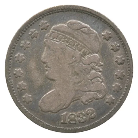 1832 Capped Bust Half Dime LM3 *8245