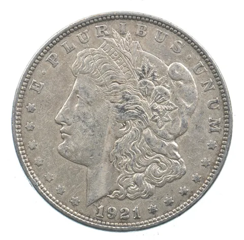 Early - 1921-D Morgan Silver Dollar - 90% US Coin *217