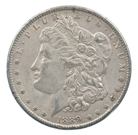 Early - 1889 Morgan Silver Dollar - 90% US Coin *751