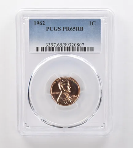 1962 Lincoln Memorial Cent PR65 RB PCGS Beautiful Tone *2070