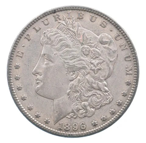 Better 1896 Morgan Silver Dollar - 90% US Coin - Nice Coin *444