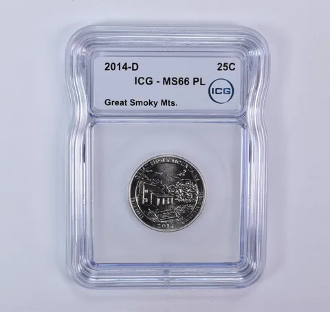 2014-D Washington Quarter ATB Great Smoky Mountains MS66 PL ICG