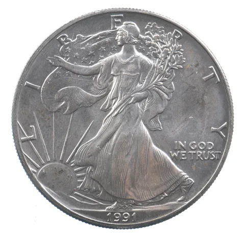 Better Date 1991 American Silver Eagle 1 Troy Oz .999 Fine Silver *713