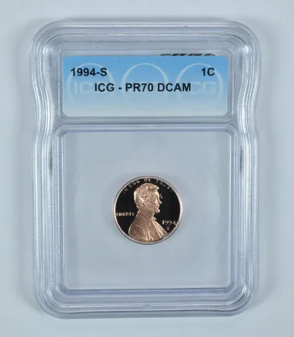 1994-S Lincoln Memorial Cent PR70 DCAM ICG