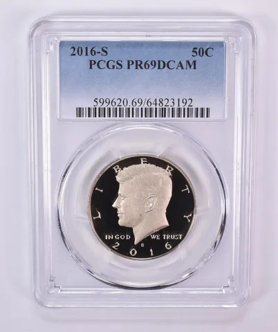 2016-S Kennedy Half Dollar PR69 DCAM PCGS Blue Label