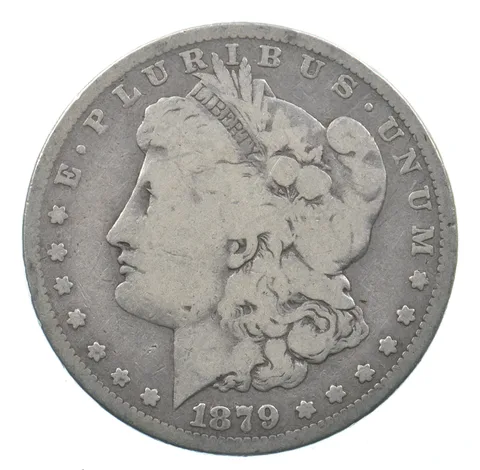 Early - 1879 Morgan Silver Dollar - 90% US Coin *630