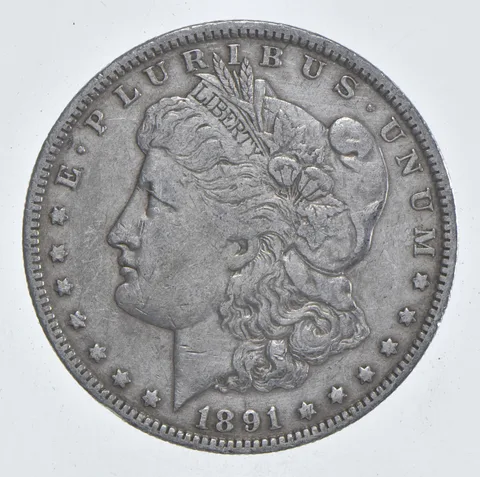 Early - 1891-O Morgan Silver Dollar - 90% US Coin *847