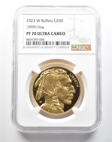 2023-W $50 American Gold Buffalo 1 Oz Gold PF70 UCAM NGC