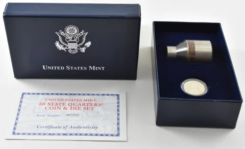 2005 Washington Quarter Kansas State Quarters Coin & Die Set *5486