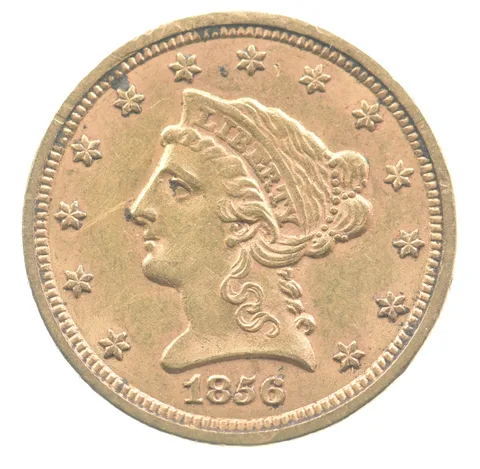 1856 $2.50 Liberty Head Gold Quarter Eagle *1984